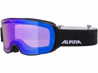 ALPINA NAKISKA Q - Verspiegelte, Kontrastverstärkende & Polarisierte Skibrille Mit