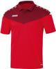 JAKO Damen Polo Champ 2.0, rot/weinrot, 36, 6320