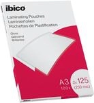 Ibico Laminierfolien A3 250 Mikron (2 x 125 mic), 100 St&uuml;ck, Gl&auml;nzende