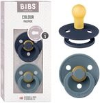 BIBS Colour Schnuller 2er-Pack, BPA-frei, Kirschform Nippel....