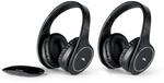 Meliconi HP Easy Digital Bundle, 2 Digitale Kabellose TV-Kopfh&ouml;rer | mit Ladestation