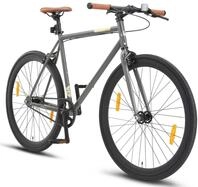 BIKESTAR Singlespeed 700C 28 Zoll City Stadt Fahrrad Fixie | 53 cm Rahmen...