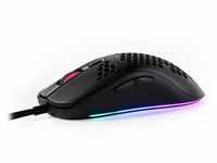 Arozzi Favo Ultra Lightweight Customizable RGB Gaming Mouse with Honeycomb Pattern