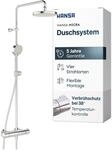 HANSA MICRA Duschsystem | Duscharmatur Komplettset aus Thermostat, schwenkbarer