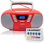 Blaupunkt B 120 tragbarer CD-Player mit Bluetooth | Kassettenrekorder | H&ouml;rbuch