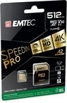 Emtec - UHS-I U3 V30 A1-512 GB, 256 GB - ECMSDM256GXC10SP - Speedin Serie - mit Emtec - UHS-I U3 V30 A1-512 GB, 256 GB - ECMSDM256GXC10SP - Speedin Serie - mit