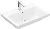 Villeroy & Boch Subway 3.0 Schrankwaschtisch, 650 x 470 mm, 1 Hahnloch, mit