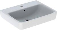 Geberit Renova Plan, Aufsatz-Waschtisch, 60x48 cm, 1 Hahnloch, mit &Uuml;berlauf,...