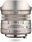 Pentax PENTAX-FA 31mmF1.8 Limited Silber &ndash; Weitwinkelobjektiv mit leistungsstarker