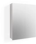Vicco Badspiegelschrank Fredd, Wei&szlig; Hochglanz, 60 x 77 cm, wandh&auml;ngend mit...