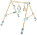Bieco Spielbogen Baby Holz H&ouml;henverstellbar | Baby Gym | Spieltrapez Trapez