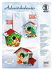 Ursus 17820003 - Adventskalender Fuchs, Set mit Materialien für 24 Geschenkboxen in