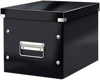 Leitz Click & Store Aufbewahrungsbox mit Deckel Mittel-Gro&szlig;, W&uuml;rfelbox f&uuml;r Regale