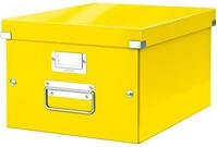 Leitz Click & Store Aufbewahrungsbox mit Deckel Mittel-Gro&szlig;, Box f&uuml;r Unterlagen bis