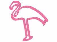 Amscan 9903334 - Ausstechform Flamingo Paradise, 9,4 x 11,7 cm, Keksausstecher,