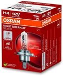 Osram Night Breaker Silver H4, +100 Prozent, Halogenscheinwerfer, 1 lampe,