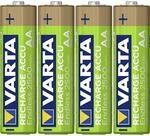 VARTA Batterien AA, wiederaufladbar, 4 St&uuml;ck, Recharge Accu Endless, Akku, 2500 mAh
