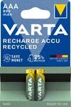 VARTA Batterien AAA, wiederaufladbar 2 St&uuml;ck, Recharge Accu Recycled