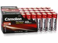 Camelion 11104006 - Batterien Plus Alkaline AA / LR6, 40 Stück, Kapazität...