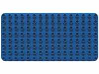 BiOBUDDi Grundplatte Bauplatte Blau Meeresblau 16 x 8 Noppen (25x12,5cm), 100%