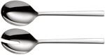 WMF Sonic Salatbesteck Edelstahl 23,9 cm, klein, Salatgabel und Servierl&ouml;ffel,
