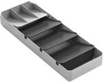Metaltex 363220000 Cutlery Rack 40-49 cm Grey/Black