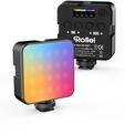 LED Videoleuchte, Rollei Lumis Mini RGB Kamera Licht 360 Farben 2500~9000K 