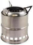 MFH Outdoor-Ofen Forest Edelstahl Camping Ofen Campingkocher Survival Klappofen