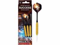 Bull's Unisex Bulls 3 Steeldarts Success Brass 21g, Schwarz, 21g EU