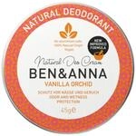 BEN & ANNA Deocreme Vanilla Orchid - Nat&uuml;rliche Deocreme f&uuml;r Herren und Damen - Deo