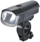 FISCHER Fahrrad-Frontlicht 40/15 Lux, mit Batterie, 2 Leuchtfunktionen,