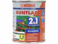Wilckens 2in1 Acryl Buntlack für Innen und Außen, glänzend, 125 ml, RAL 6005