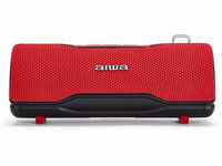 Aiwa BST-500RD: Stereo-Bluetooth-Lautsprecher, TWS, tragbar, rot, geeignet für