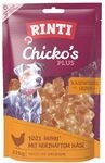 Chicko Plus K&auml;sew&uuml;rfel mit Huhn | Snackw&uuml;rfel f&uuml;r Hunde | 225 g | Rinti 