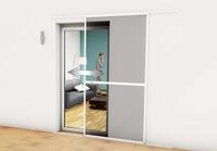 Hecht 101390101-VH Fliegengitter Schiebet&uuml;r Einzelelement 120x240cm weiss