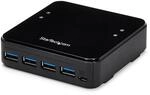 StarTech.com USB 3.0 Sharing Switch 4x4 f&uuml;r Peripherieger&auml;te - USB Umschalter f&uuml;r