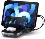 SATECHI Multi-Device-Ladestation mit kabellosem Laden &ndash; f&uuml;r iPad Air & Pro...