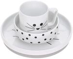 L&Auml;SSIG Geschirrset Porzellan Kindergeschirrset Teller Sch&uuml;ssel Tasse mit