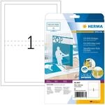 HERMA 5037 CD DVD Einleger f&uuml;r Jewel Case H&uuml;llen perforiert, 25 Blatt, 273 x 183