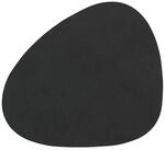 Lind DNA, Glasuntersetzer Curve, 11x13 cm, in der Farbe Nupo Schwarz, 981797