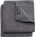 Brabantia SinkSide Geschirrhandt&uuml;cher Mikrofaser, Dark Grey, 2-er Set