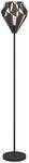 EGLO Stehlampe Carlton 1, 1 flammige Vintage Stehleuchte, Retro Standleuchte aus
