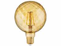 Osram LED Vintage 1906 Lampe, Sockel: E27, Warm White, 2400 K, 4, 50 W, Ersatz für