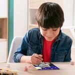 Ravensburger CreArt Wolfsportrait - Malen nach Zahlen ab 7 Jahre | Leuchtet im
