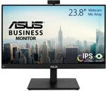 ASUS BE24EQSK 24 Zoll FHD IPS Webcam Videokonferenz Monitor | ergonomisch, Pivot,
