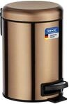 WENKO Kosmetikeimer 3 Liter, rostfreier Edelstahl, Anti-Fingerprint, herausnehmbarer