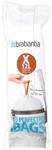 Brabantia 116728 Perfectfit M&uuml;llbeutel Code x, 10-12L, 20St&uuml;ck/Rolle, Plastik,