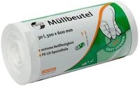 M&uuml;llbeutel DEISS FIRST PLUS wei&szlig; 30 L, 50 St&uuml;ck