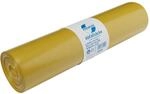 DEISS PREMIUM M&uuml;lls&auml;cke Gelb Typ 60, 120 Liter, 25 St&uuml;ck pro Rolle, Gelbe
