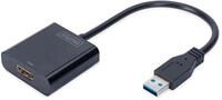 DIGITUS USB-A Adapter &ndash; USB-A zu HDMI-Buchse &ndash; Full HD 1080p 60Hz &ndash; 0,15 m &ndash;
